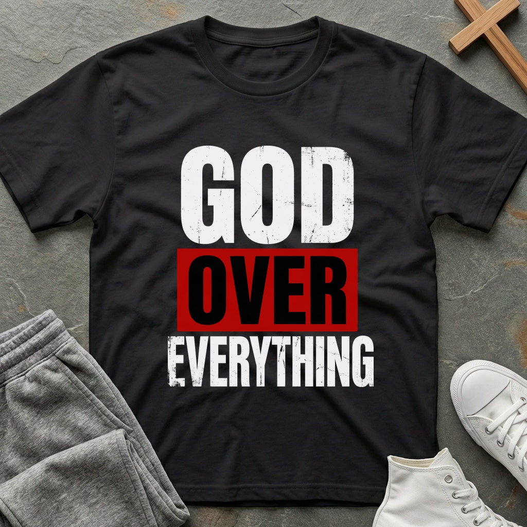 God Over Everything T-Shirt - Black