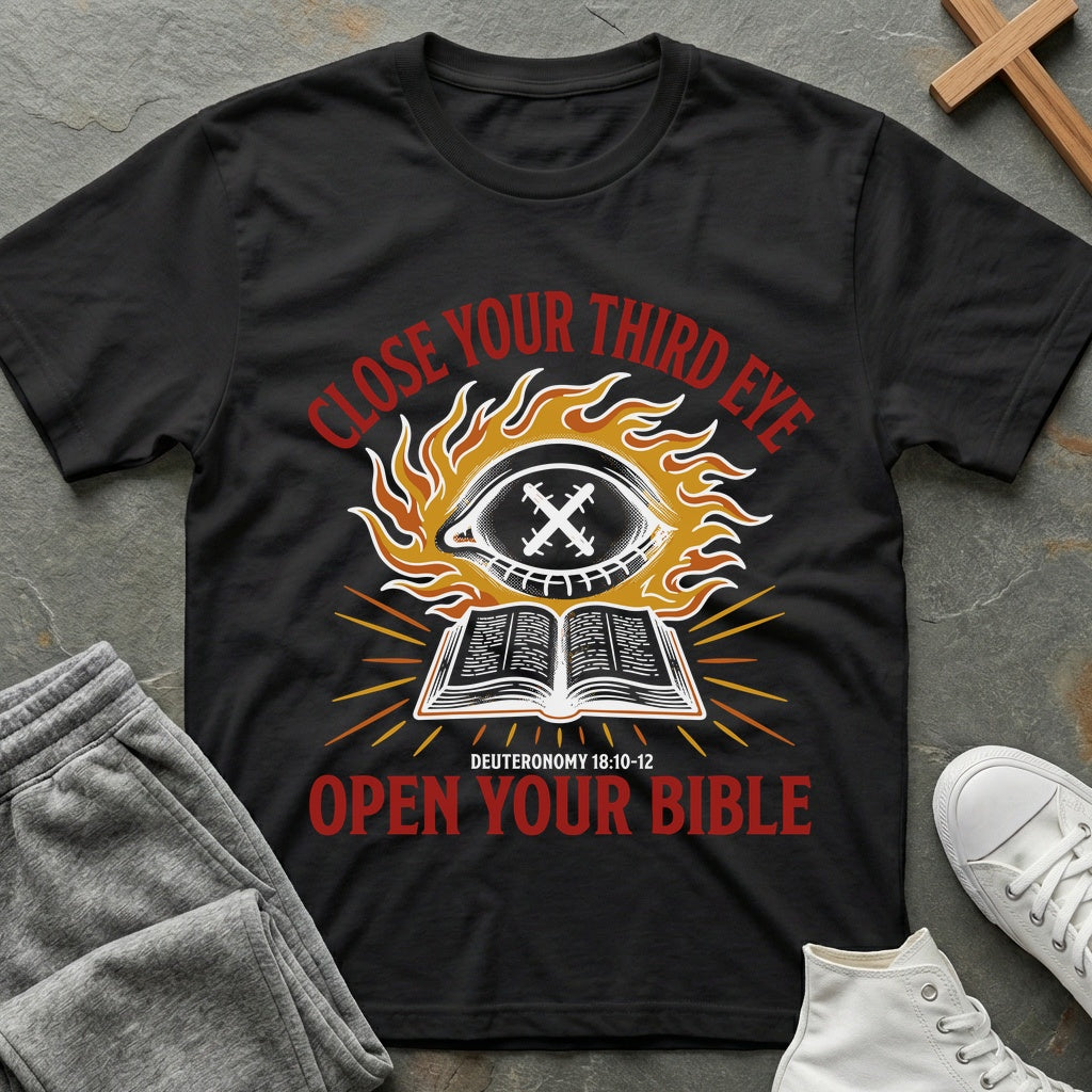 Close Your Third Eye T-Shirt - Black