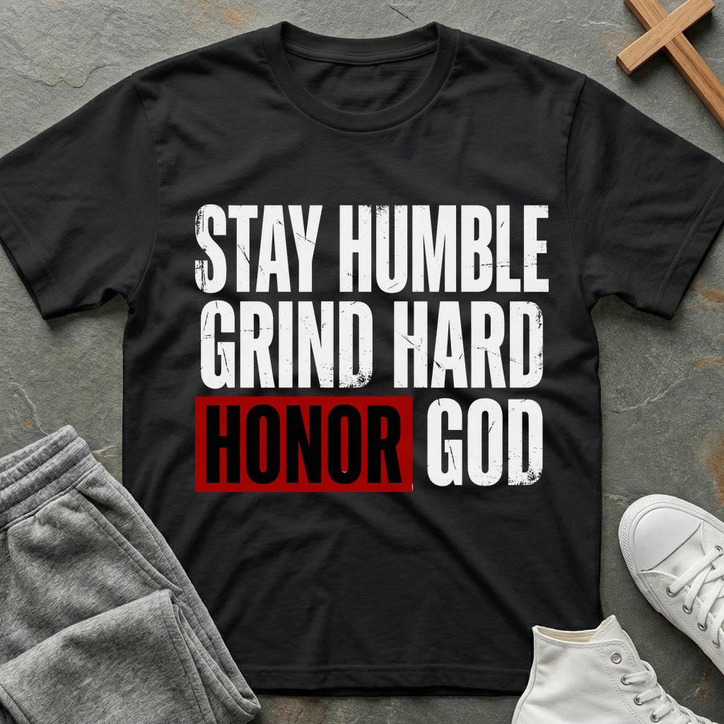 Stay Humble T-Shirt - Black