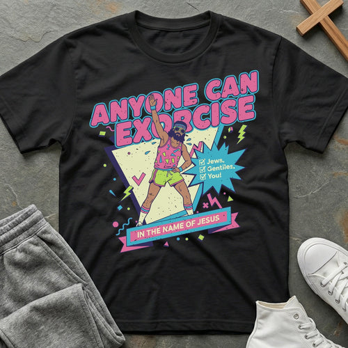 Anyone Can Exorcise T-Shirt - Black