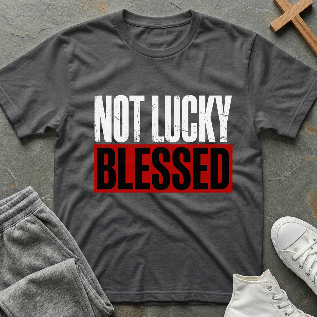 Not Lucky T-Shirt - Dark Heather