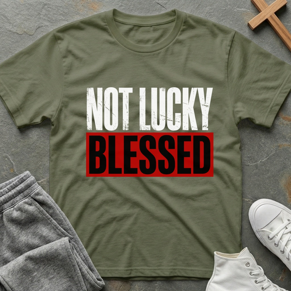 Not Lucky T-Shirt - Military Green