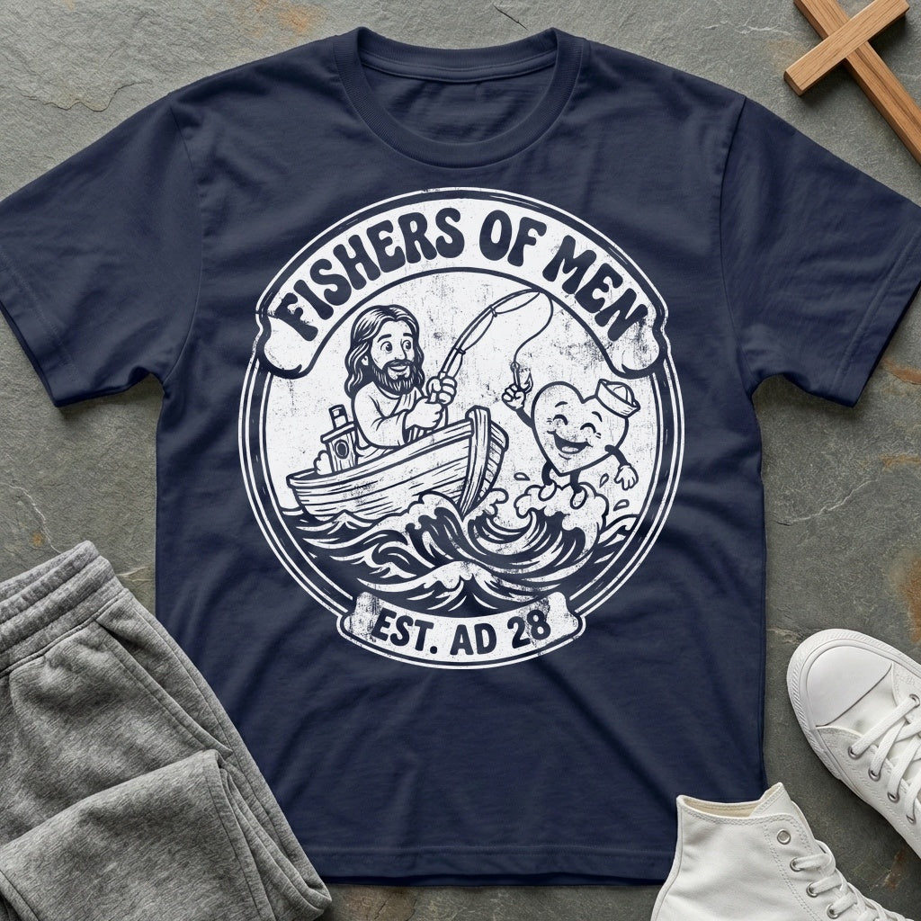 Fishers of Men T-Shirt - Navy