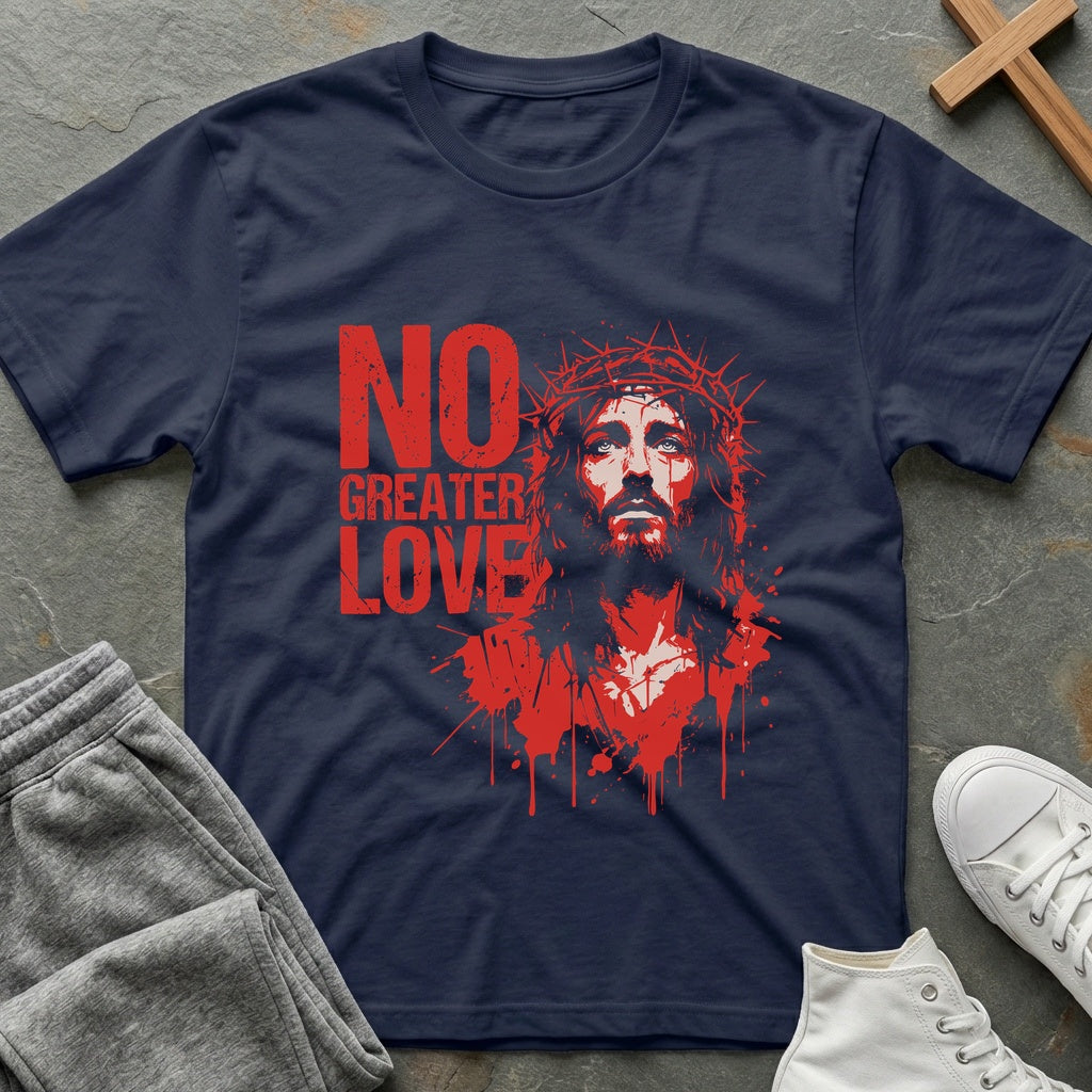 No Greater Love T-Shirt - Navy