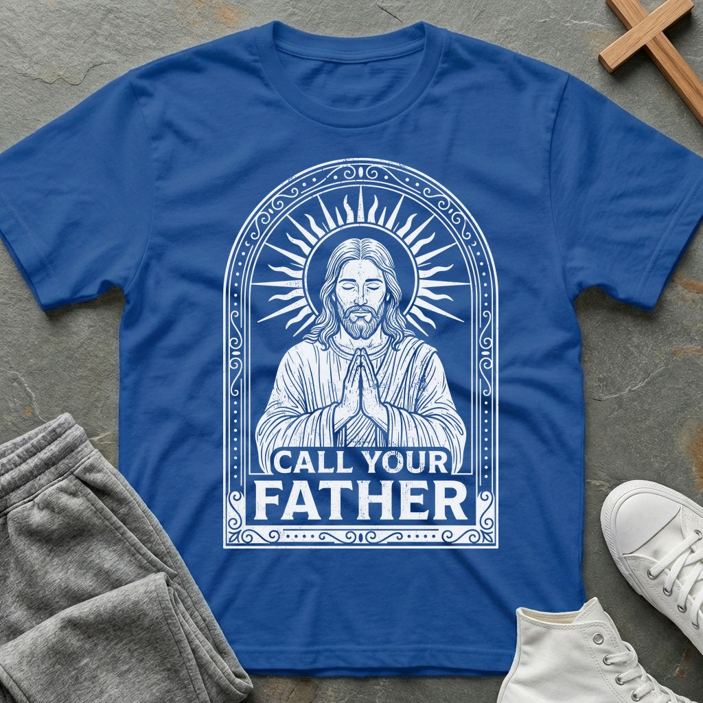 Call Your Father T-Shirt - Royal