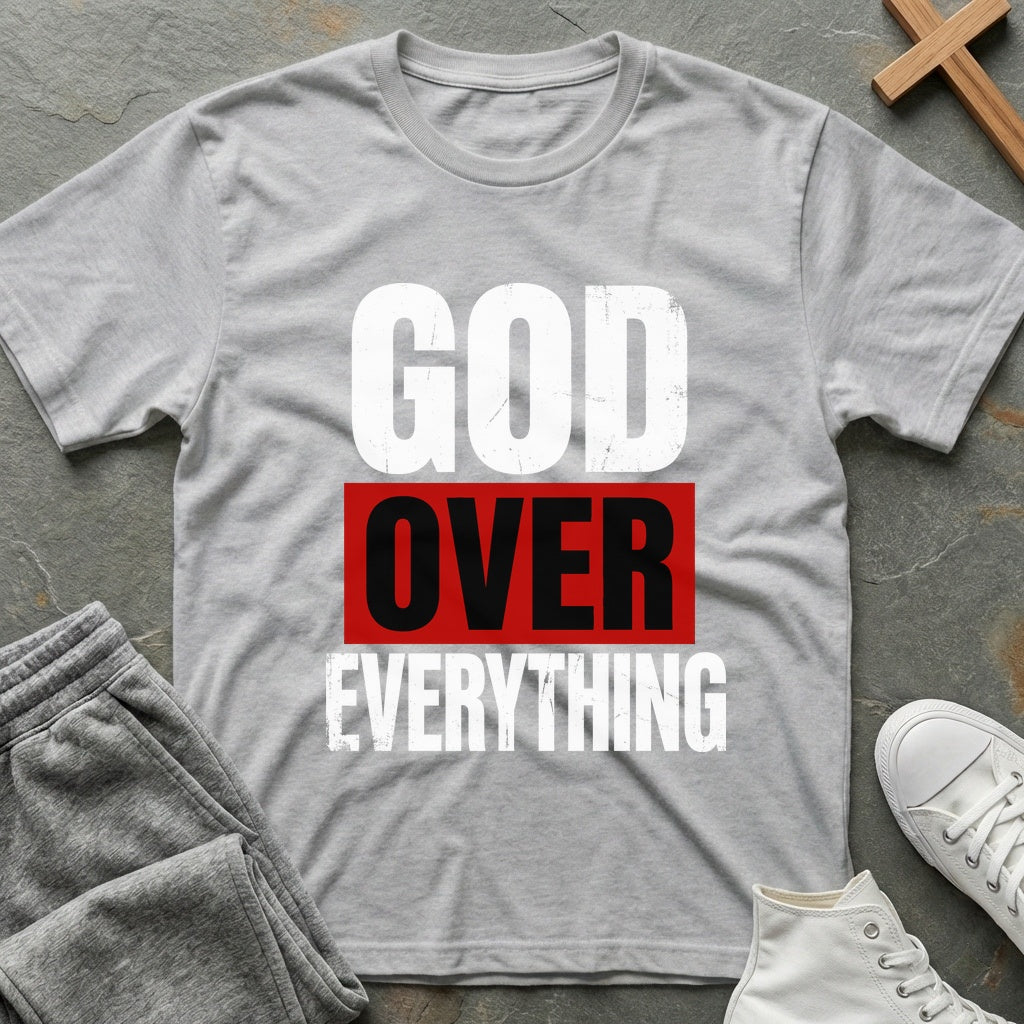 God Over Everything T-Shirt - Sport Grey