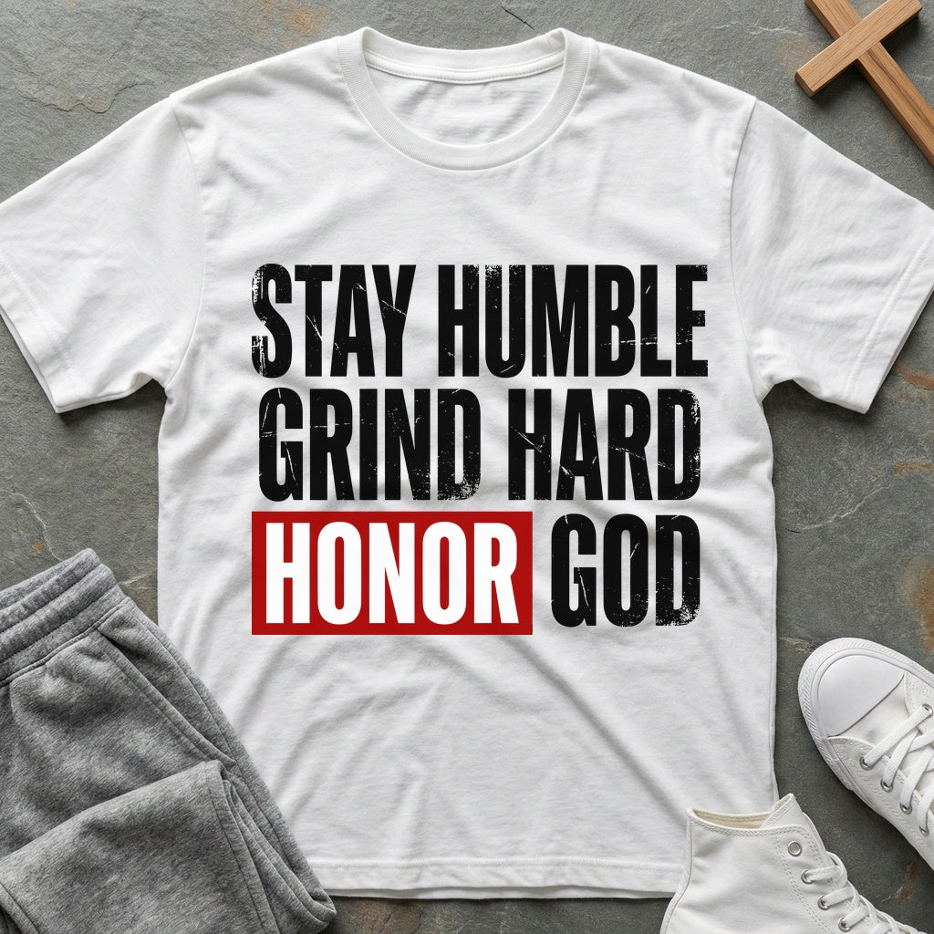 Stay Humble T-Shirt - White